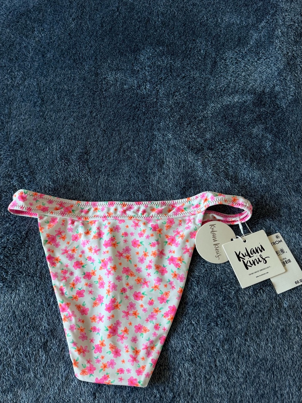 NWT Kulani Kinis Underwire Bikini Set in Flamingo Flora Top is L & Bottom M👙🦩🌸 - Picture 7 of 9